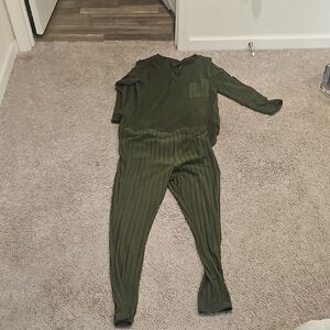 Olive Green Women's Jumpsuit